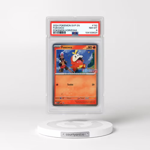 2024 Pokémon Svp EN-SV Black Star Promo #192 Fuecoco - Pokemon Horizons (PSA 8 NM-MT)