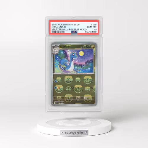 2023 Pokémon Sv2a-Pokemon 151 #148 Dragonair - Reverse Holo Master Ball (PSA 10 GEM MINT)