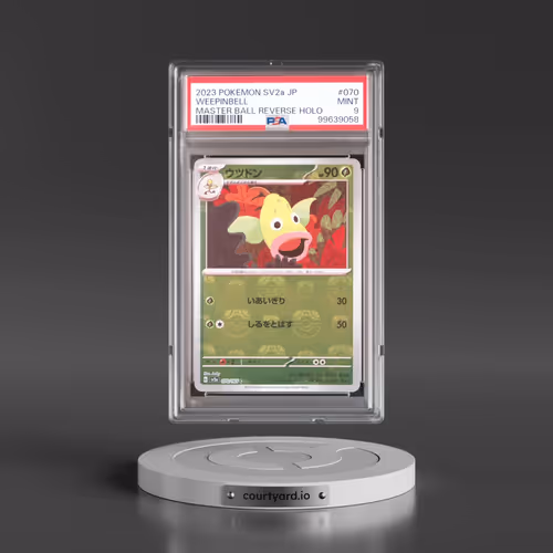 2023 Pokémon Sv2a-Pokemon 151 #070 Weepinbell - Reverse Holo Master Ball (PSA 9 MINT)