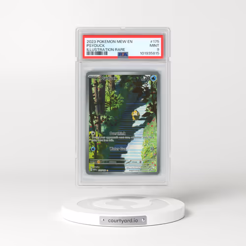 2023 Pokémon Mew EN-151 #175 Psyduck - Illustration Rare (PSA 9 MINT)