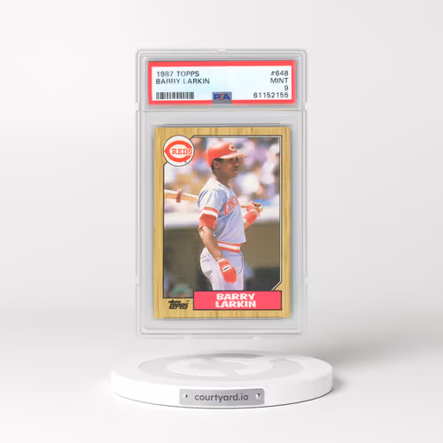 1987 Topps #648 Barry Larkin (PSA 9 MINT)