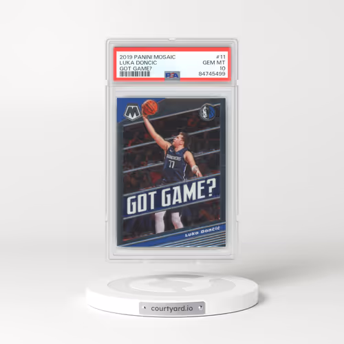 2019 Panini Mosaic Got Game? #11 Luka Doncic (PSA 10 GEM MINT)