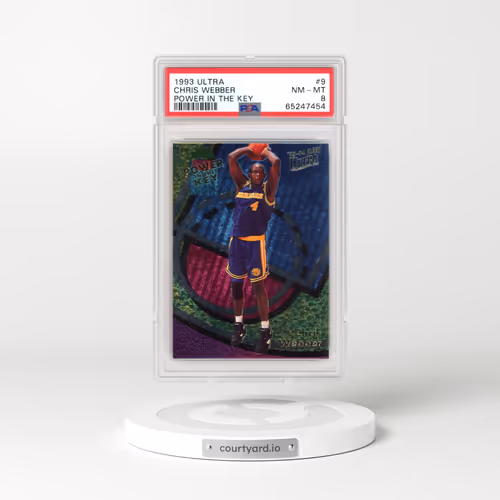 1993 Ultra Power in the Key #9 Chris Webber (PSA 8 NM-MT)