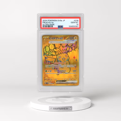 2024 Pokémon Sv8a-Terastal Fest EX #236 Pikachu EX - Holo Ultra Rare (PSA 10 GEM MINT)