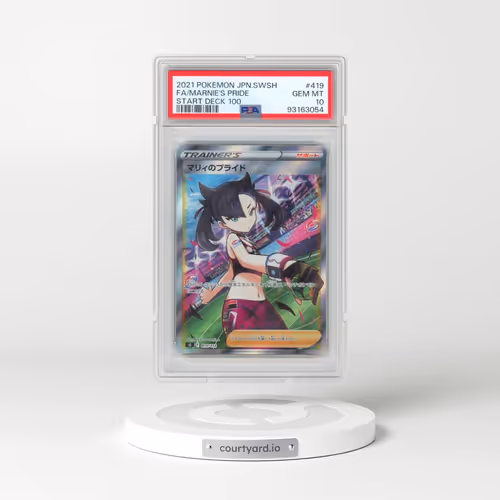 2021 Pokémon Sword & Shield Start Deck 100 #419 Marnie's Pride - Full Art (PSA 10 GEM MINT)