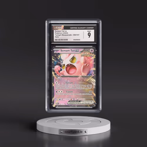 2024 Twilight Masquerade - TWM EN #094/167 Scream Tail ex - Holo (CGC 9 MINT)