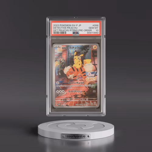 2023 Pokémon SV-P Promo #098 Detective Pikachu - Detective Pikachu Returns Pre-Order (PSA 10 GEM MIN