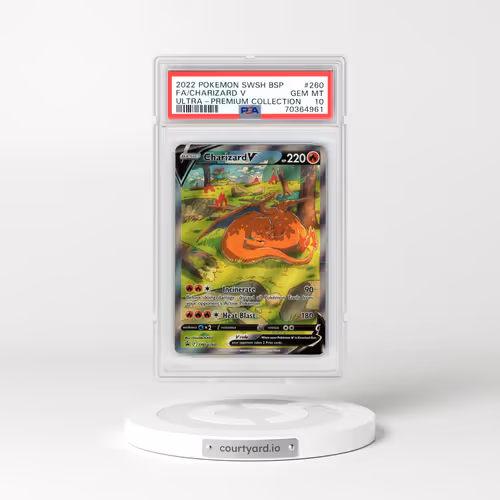 2022 Pokémon Swsh Black Star Promo #260 Charizard V - Holo Full Art Sword & Shield Ultra-Premium Collection-Charizard (PSA 10 GEM MINT)