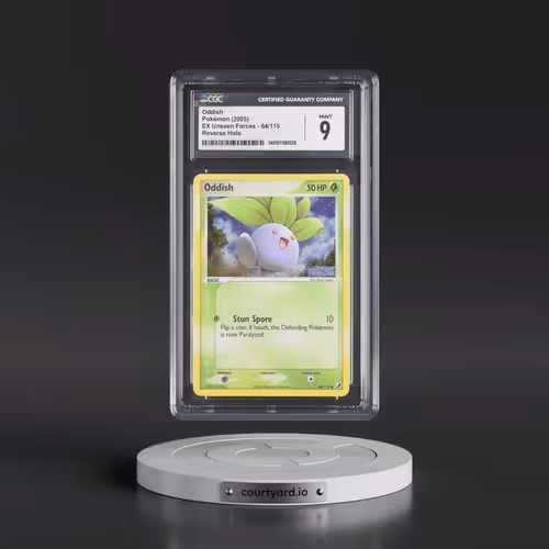 2005 EX Unseen Forces #64/115 Oddish - Reverse Holo (CGC 9 MINT)
