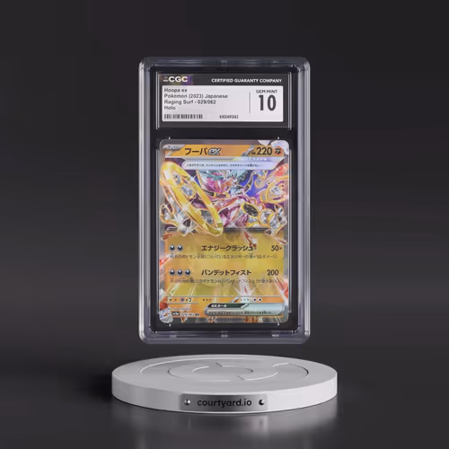 2023 Raging Surf #029/062 Hoopa ex - Holo (CGC 10 GEM MINT)