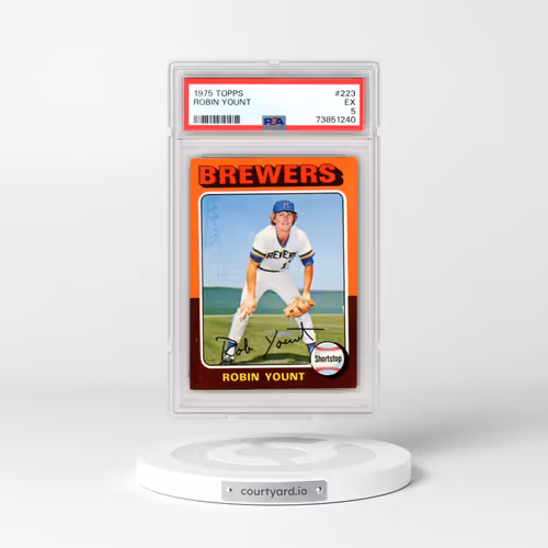 1975 Topps #223 Robin Yount (PSA 5 EX)