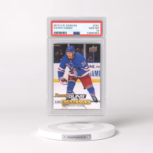 2019 Upper Deck Canvas #C91 Kaapo Kakko (PSA 10 GEM MINT)