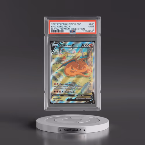 2022 Pokémon Swsh Black Star Promo #260 Charizard V - Holo Full Art Sword & Shield Ultra-Premium Col