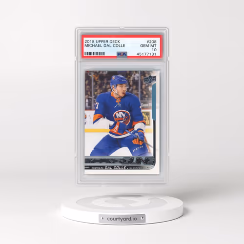 2018 Upper Deck #208 Michael Dal Colle (PSA 10 GEM MINT)