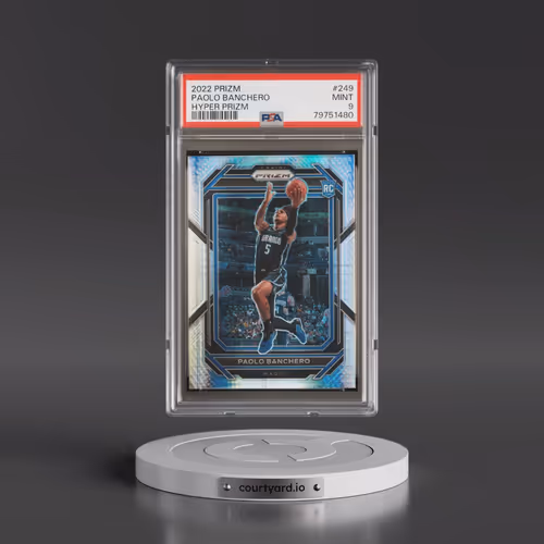 2022 Panini Prizm #249 Paolo Banchero - Hyper Prizm (PSA 9 MINT)