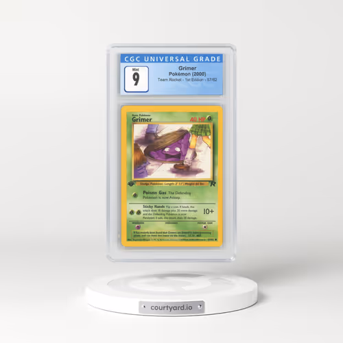2000 Team Rocket #57/82 Grimer - 1st Edition 1st Edition (CGC 9 MINT)
