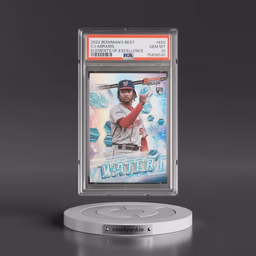 2022 Bowman's Best Elements of Excellence #EE5 CJ Abrams (PSA 10 GEM MINT)