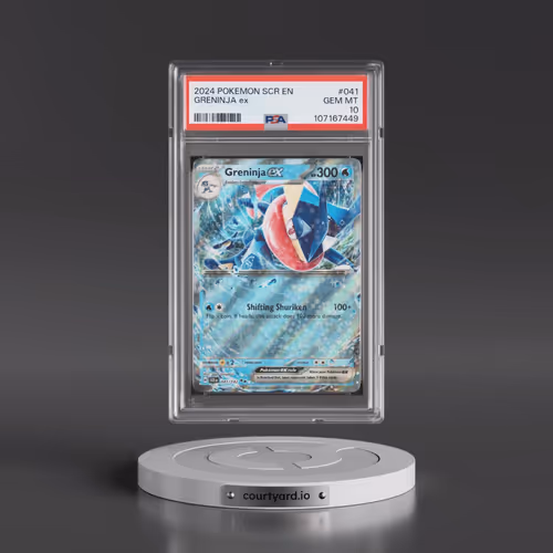 2024 Pokémon Scr EN-Stellar Crown #041 Greninja EX - Holo (PSA 10 GEM MINT)