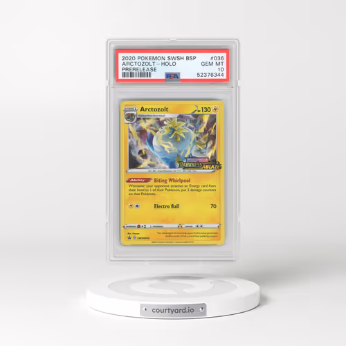 2020 Pokémon Swsh Black Star Promo #036 Arctozolt - Holo Prerelease (PSA 10 GEM MINT)
