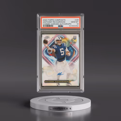 2023 Topps Composite Cosmic Chrome Autographs #AR Anthony Richardson (PSA 10 GEM MINT)