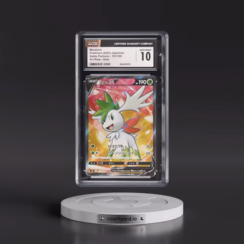 2025 Battle Partners - sv9 #101/100 Maractus - Art Rare Holo (CGC 10 GEM MINT)