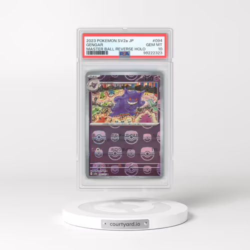 2023 Pokémon Sv2a-Pokemon 151 #094 Gengar - Reverse Holo Master Ball (PSA 10 GEM MINT)