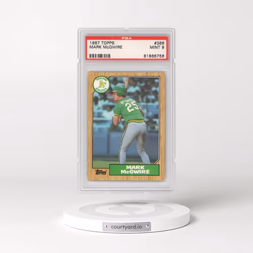 1987 Topps #366 Mark McGwire (PSA 9 MINT)