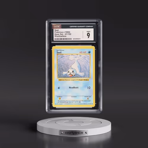 1999 Base Set #41/102 Seel - Shadowless Shadowless (CGC 9 MINT)