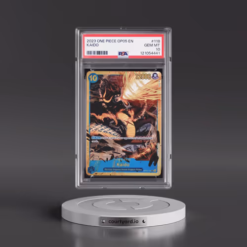 2023 One Piece OP05-Awakening of the New Era #118 Kaido (PSA 10 GEM MINT)