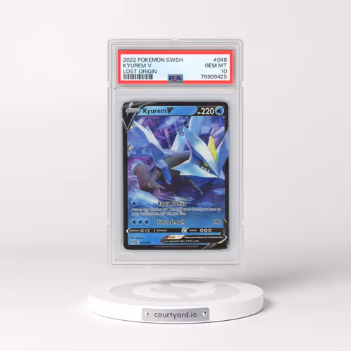 2022 Pokémon Sword & Shield Lost Origin #048 Kyurem V - Holo (PSA 10 GEM MINT)