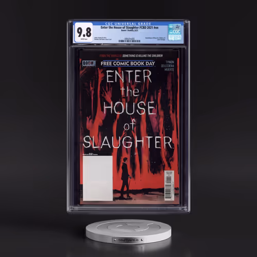 Enter the House of Slaughter FCBD 2021 #nn CGC 9.8 White Pages (Boom! Studios, 8/21) - Universal