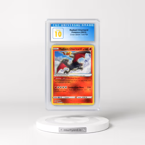 2022 Crown Zenith #020/159 Radiant Charizard - Holo (CGC 10 PRISTINE)