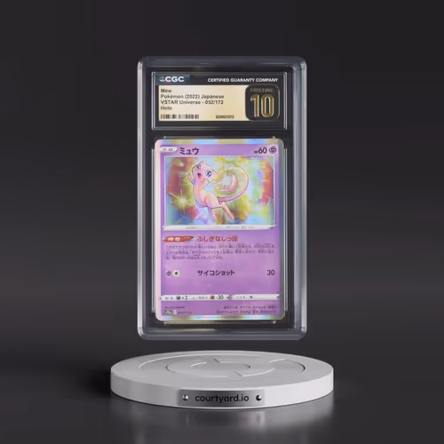 2022 VSTAR Universe #052/172 Mew - Holo (CGC 10 PRISTINE)