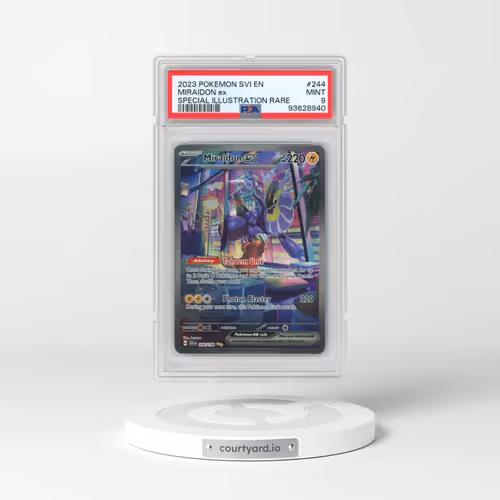 2023 Pokémon Svi EN-Scarlet & Violet #244 Miraidon EX - Holo Special Illustration Rare (PSA 9 MINT)