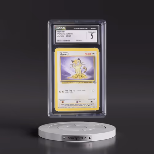 1999 Jungle #56/64 Meowth (CGC 5 EX)