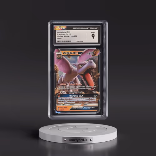 2019 Unified Minds #106/236 Aerodactyl GX - Holo (CGC 9 MINT)