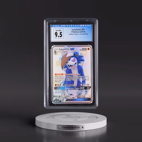 2019 Hidden Fates #SV66/SV94 Lycanroc GX - Shiny Vault Holo (CGC 10 GEM MINT)