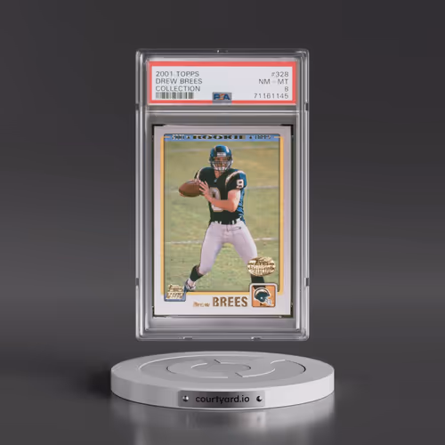 2001 Topps #328 Drew Brees - Collection (PSA 8 NM-MT)
