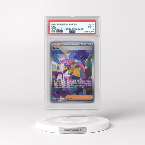 2024 Pokémon Paf EN-Paldean Fates #237 Iono - Special Illustration Rare (PSA 9 MINT)