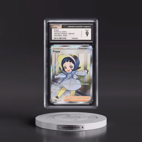 2023 Pokémon Obf EN-Obsidian Flames #220 Poppy - Ultra Rare (CGC 9 MINT)