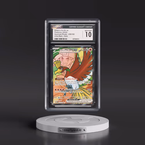 2025 Pokémon Dri EN-Destined Rivals #209 Ethan's HO-Oh EX - Holo Ultra Rare (CGC 10 GEM MINT)