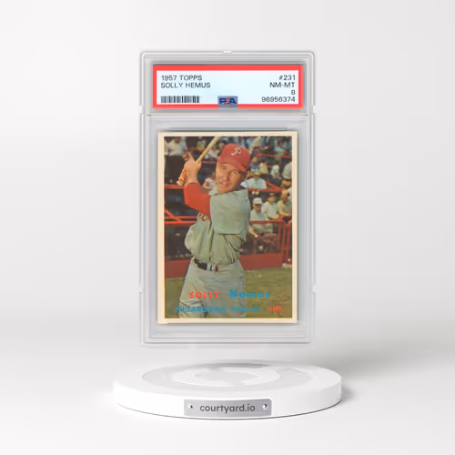 1957 Topps #231 Solly Hemus (PSA 8 NM-MT)