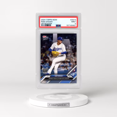2024 Topps Now Offseason #OS13 Roki Sasaki (PSA 9 MINT)