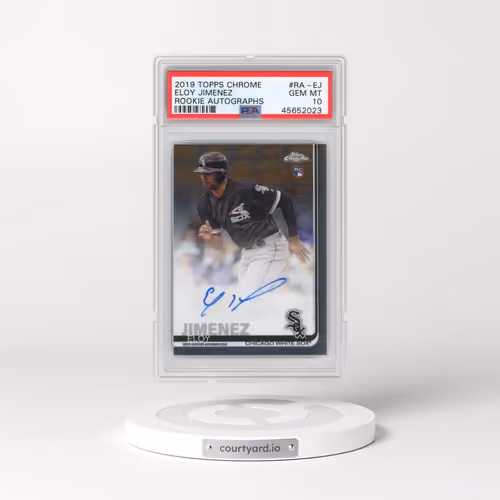 2019 Topps Chrome Rookie Autographs #RA-EJ Eloy Jimenez (PSA 10 GEM MINT)