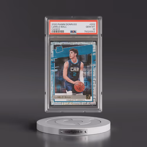 2020 Panini Donruss #202 LaMelo Ball - Choice (PSA 10 GEM MINT)
