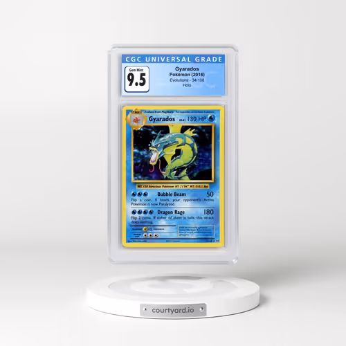 2016 Evolutions #34/108 Gyarados - Holo (CGC 10 GEM MINT)