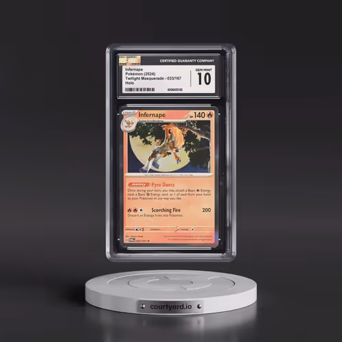 2024 Twilight Masquerade - TWM EN #033/167 Infernape - Holo (CGC 10 GEM MINT)