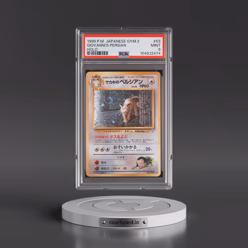 1999 Pokémon Gym 2 #53 Giovanni's Persian - Holo (PSA 9 MINT)