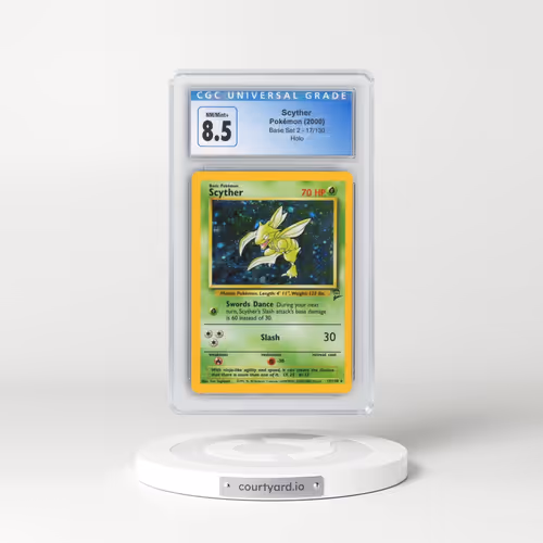 2000 Base Set 2 #17/130 Scyther - Holo (CGC 8.5 NM-MT+)