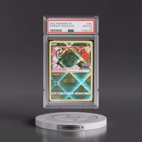 2022 Pokémon Go #004 Radiant Venusaur - Holo (PSA 10 GEM MINT)